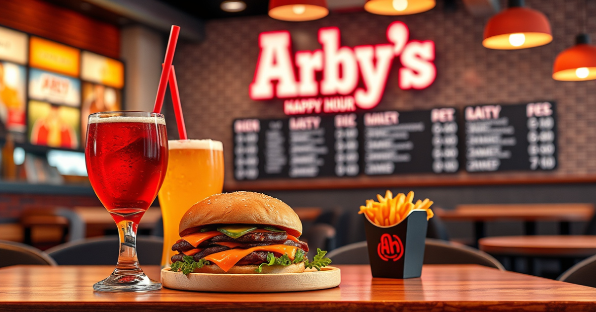 Arby’s Happy Hour Menu With Prices For 2026