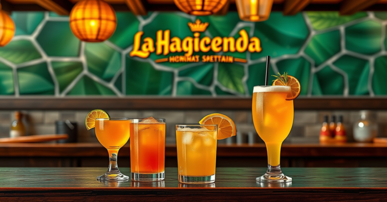 La Hacienda Drink Menu With Prices For 2026