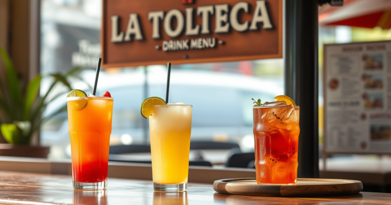La Tolteca Drink Menu With Prices For 2026