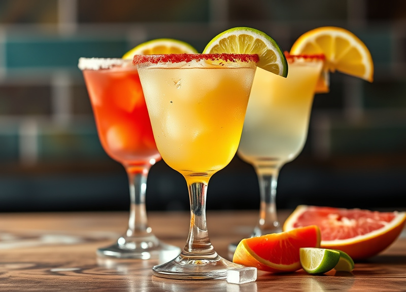 Fruit-Flavored Margaritas